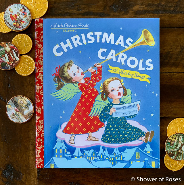 Shower of Roses Christmas Carols (Little Golden Book)