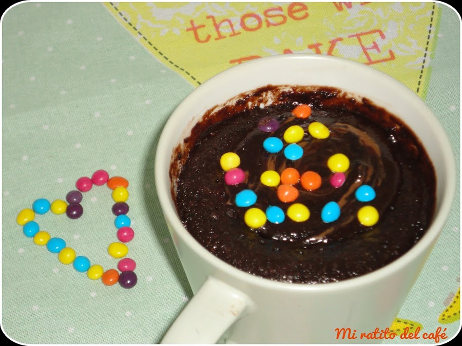 Mug cake de nocilla