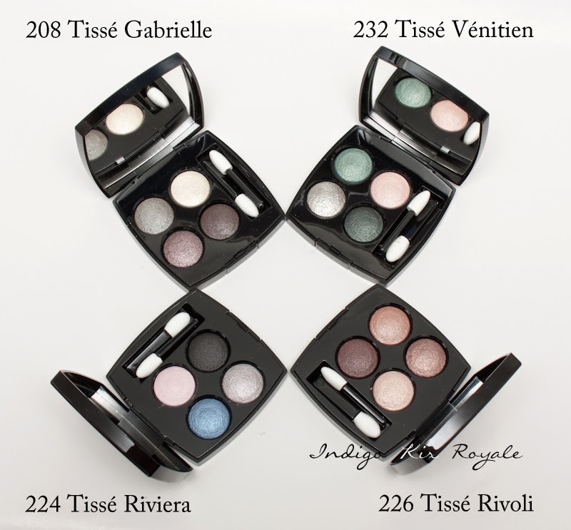 Chanel Tisse Riviera (224) Les 4 Ombres Multi-Effect Quadra Eyeshadow  Review & Swatches