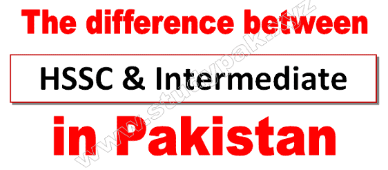 what is mean by hssc and intermediate in pakistan