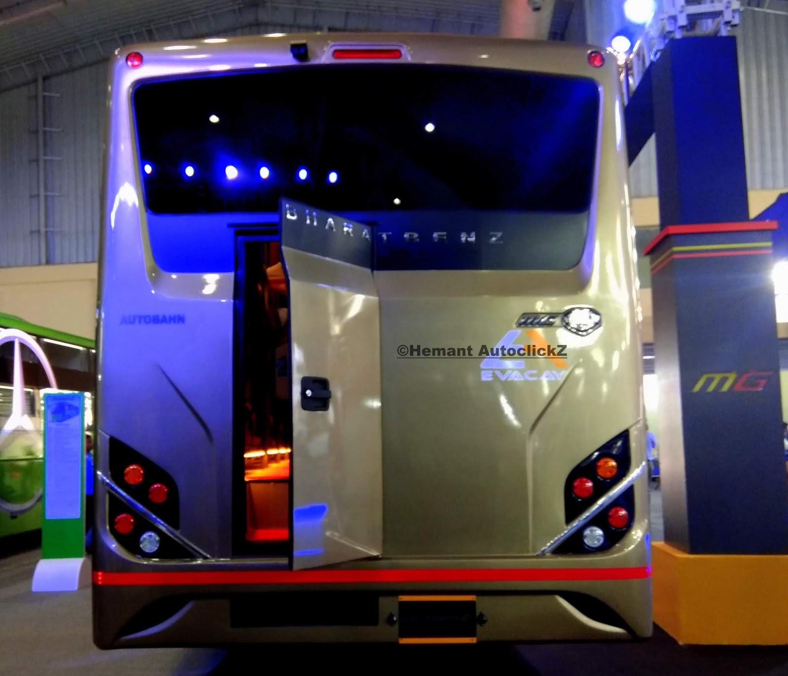 Hemant AutoclickZ Glider Z by MG Bus & Coach at Bus World 2018 Bangalore