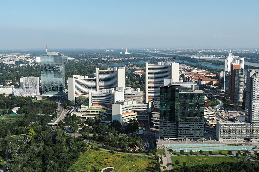 Ausblick vom Donauturm über Wien Ausblick vom Donauturm über Wien
