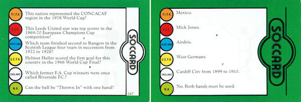 Football Cartophilic Info Exchange Soccard Soccard Premiere Edition 1985