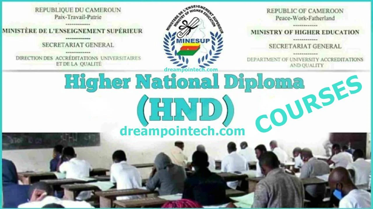 New HND Courses in Cameroon (Higher National Diploma)