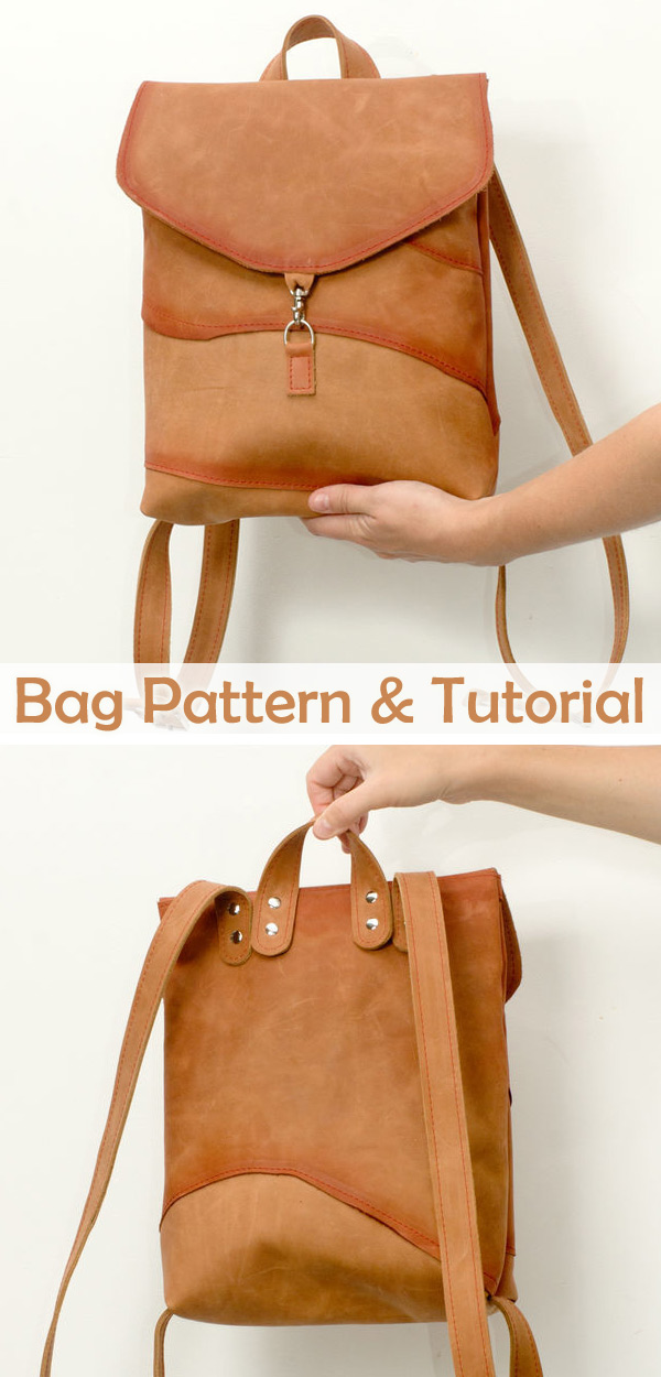 Leather Backpack Patchwork Tutorial
