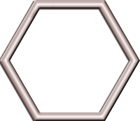 Moldura hexagonal - Criação Blog PNG-Free