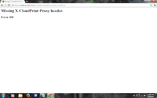 chrome connector cloud print error missing x cloudprint proxy header
