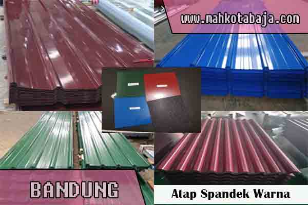 Harga Atap Spandek Warna Bandung Terbaru 2021 MAHKOTA BAJA