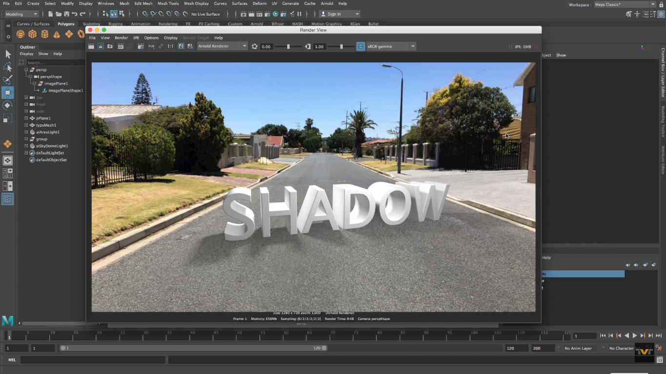 modo 801 shadow material