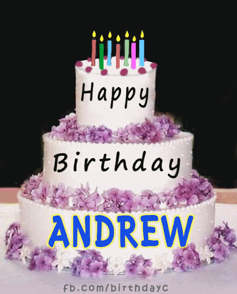 Happy Birthday Andrew Gif