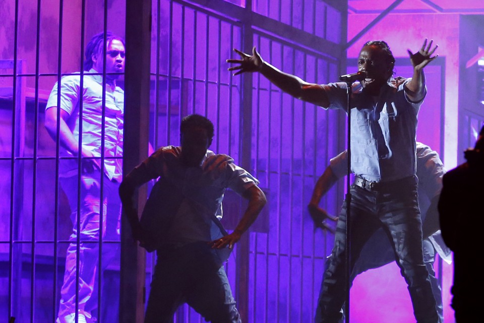 Reliving Kendrick Lamar's 58th Annual Grammy Performance FARRINHEIT 411