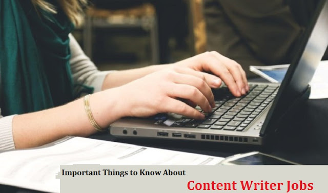 Important Things to Know About Content Writer Jobs in India