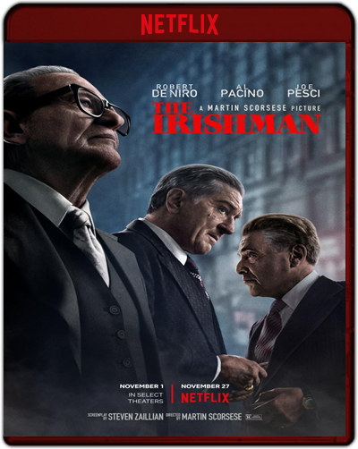 The Irishman (2019) 1080p NF WEB-DL Dual Latino-Inglés [Subt. Esp] (Thriller. Drama)