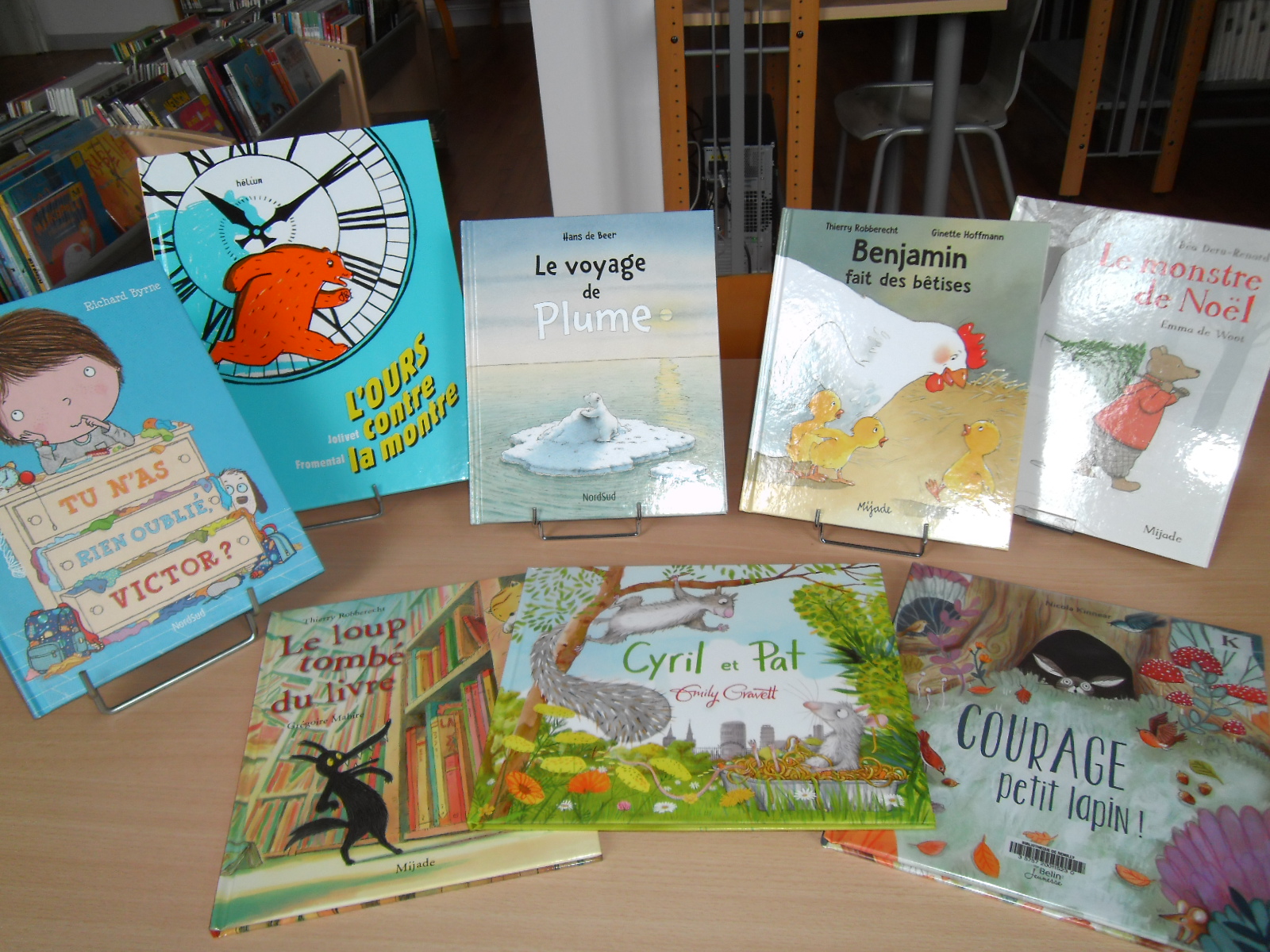 la biblio Rémilly Nouveaux albums jeunesse