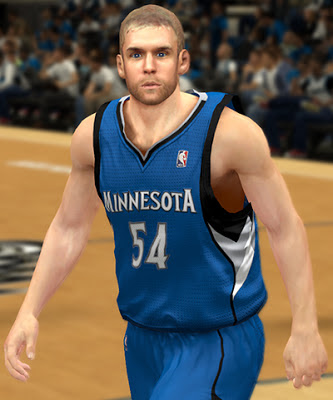 NBA 2K13 Greg Stiemsma Cyberface with Beard