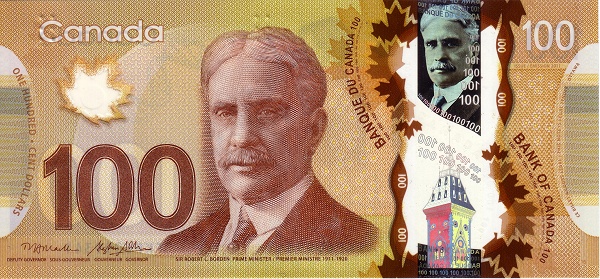 Matawang Kanada (CAD) 100 Dollars - Tukaran Mata Wang - Kadar Tukaran Wang