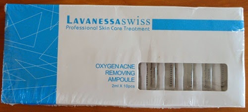 Oxygen Acne Removing Ampoule, fungsi, kelebihan, manfaat, kebaikan Lavanessa Swiss: Oxygen Acne Removing Ampoule