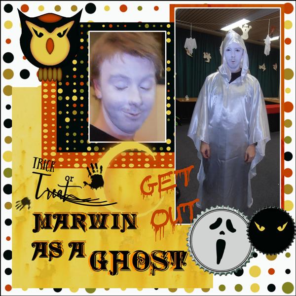 page 1 Oct. 15 - Marwin as a ghost