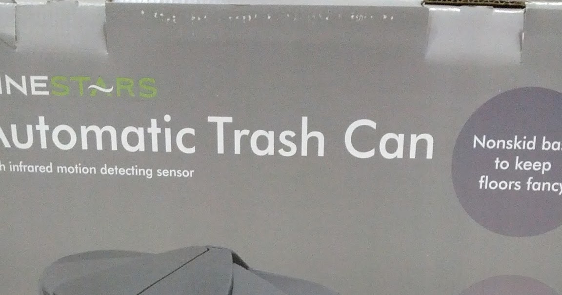 Nine Stars Automatic Stainless Steel Trash Can | Costco Weekender