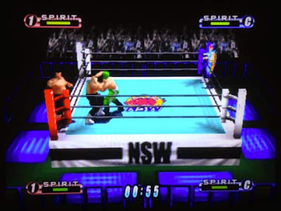 Tag team match in ''Virtual Pro Wrestling 64''