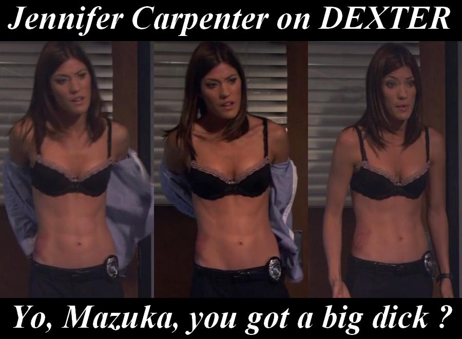 TV cult sexbomb Jennifer Carpenter.