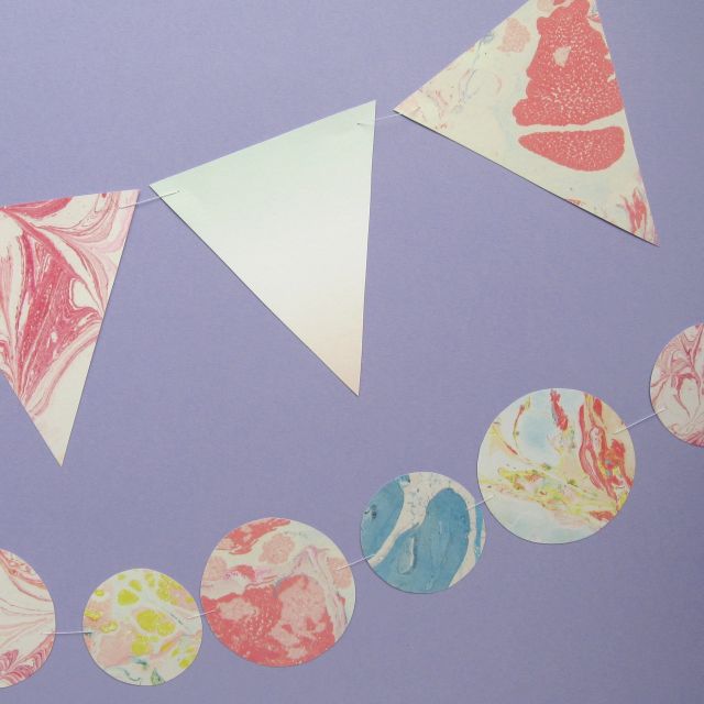 8 Paper Crafting Ideas: DIY Gift Boxes, Cards, Garlands, & More! Making paper bunting and garlands
