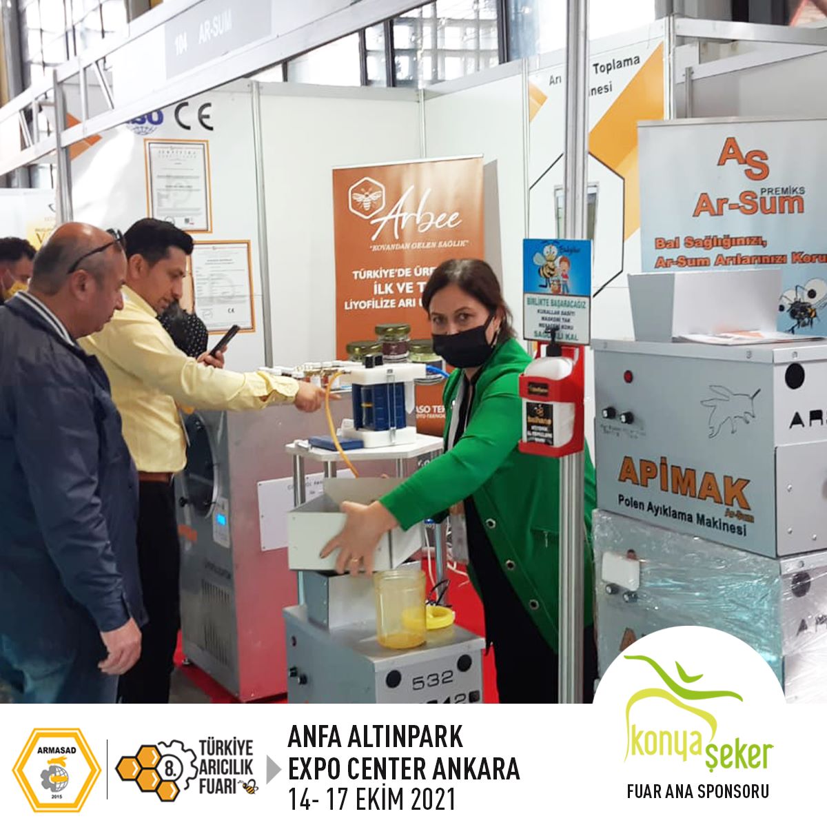 Armasad 8.Türkiye Arıcılık Fuarı 2021 ANKARA Altınpark fuar alanı