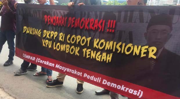 GEMPAR Desak Ketua KPU Lombok Tengah Dicopot