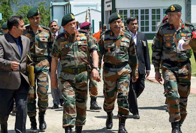 Army Chief On Shrinagar Visit First Time After 370