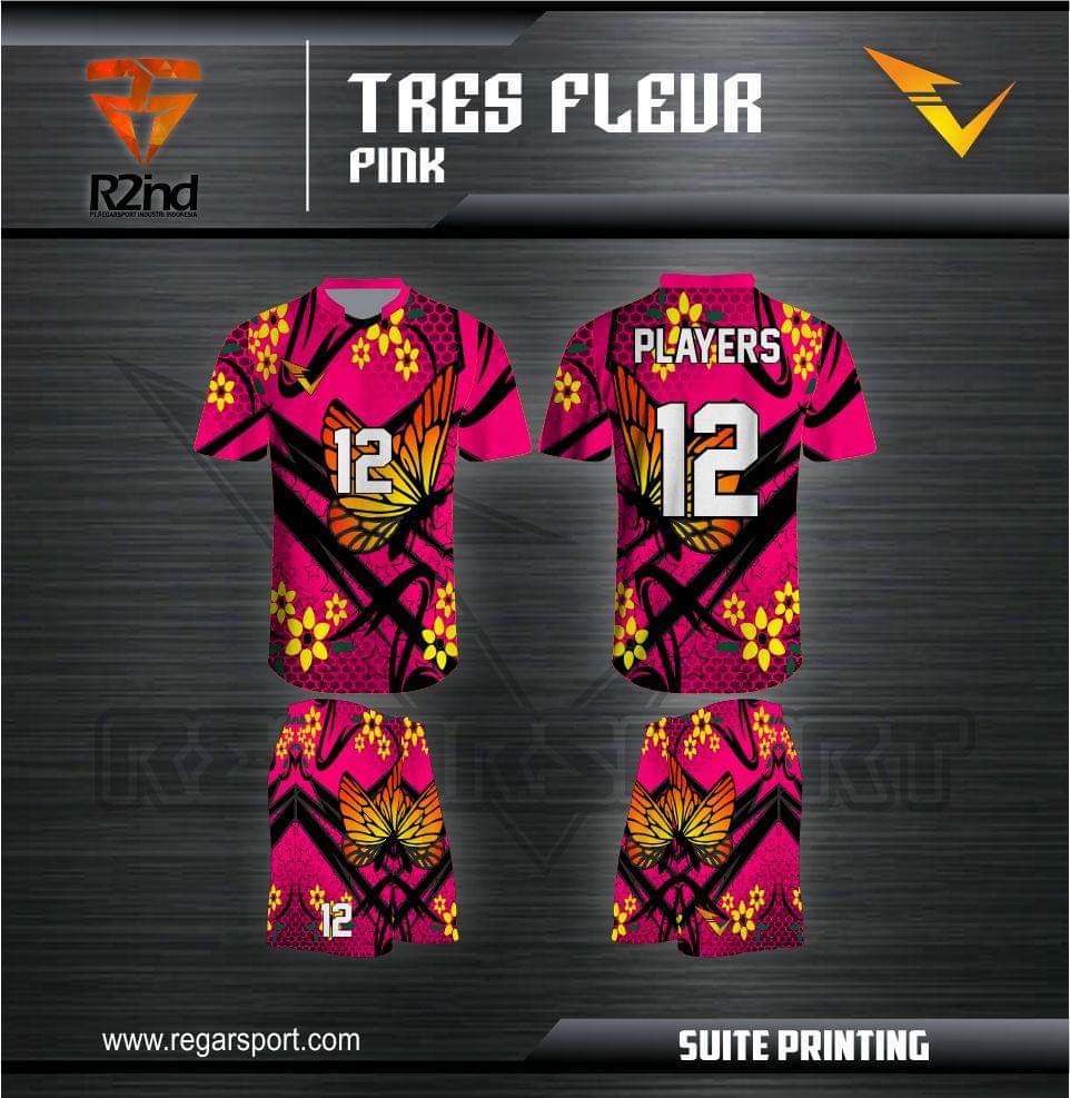 NEW DESIGN VOLI MOTIF TRES PLEUR Regar Sport Online Dan Konveksi