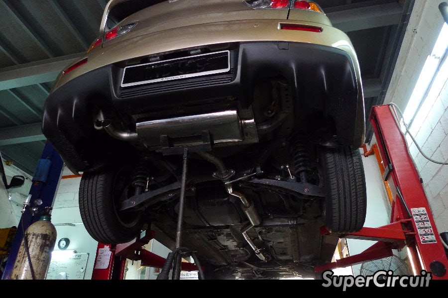 SUPERCIRCUIT Exhaust Pro Shop: Quad Exhaust Conversion for Mitsubishi