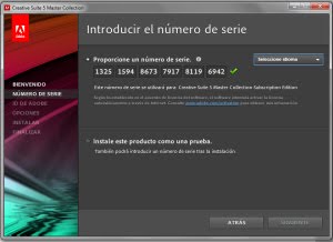 Serial Number Adobe CS5 Master Collection