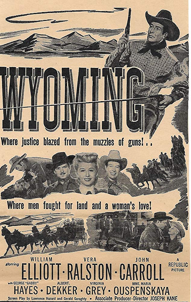 Laura's Miscellaneous Musings Tonight's Movie Wyoming (1947)