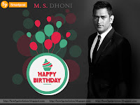 suited booted image of m s dhoni for his 39th birthday celebration