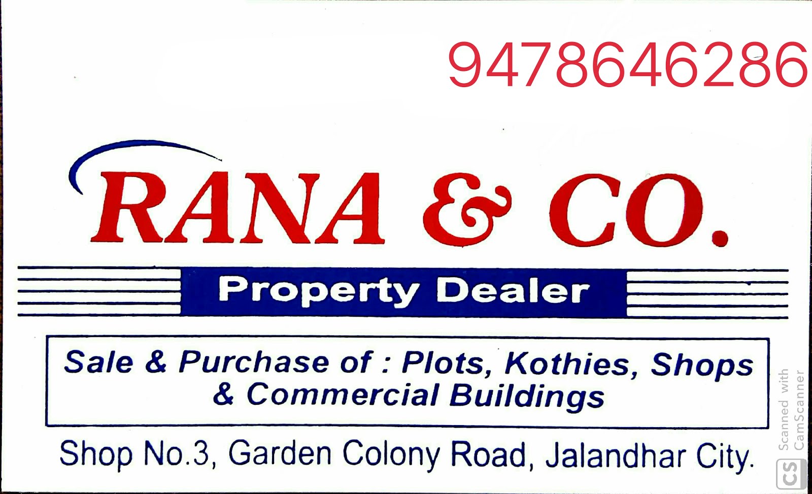 Plot 48 Marla for sale at Garden Colony Jalandhar