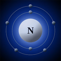 Azot (nitrojen) atomu ve elektronları