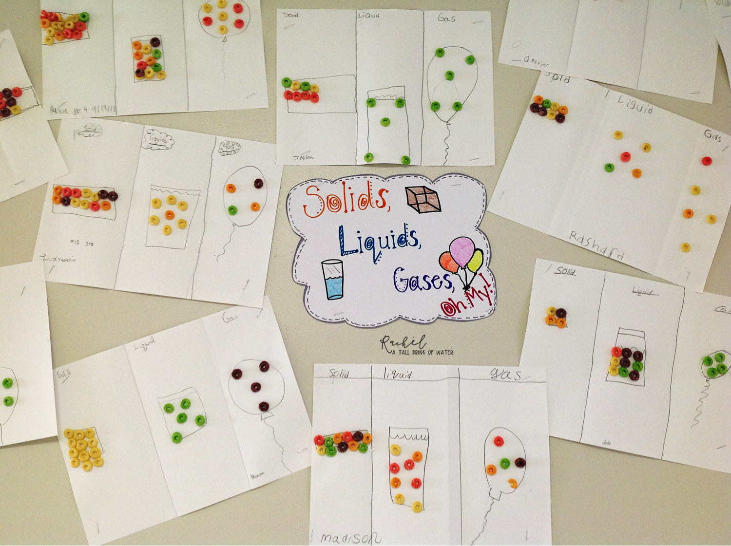 Solids Liquids and Gases Activities Ms. Rachel Vincent