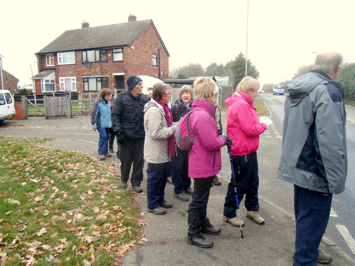 Cosby Friday Walkers Blog 2nd December 2016 walking from Broughton