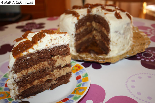  TaRta de DulCe de LechE y ChoColaTe 