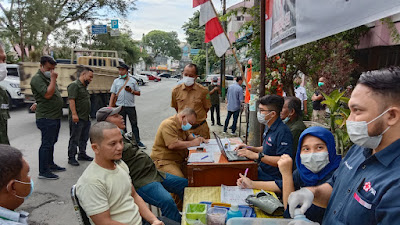 Donor Darah Wartawan Unit DPRD Medan Dapat Sambutan Hangat