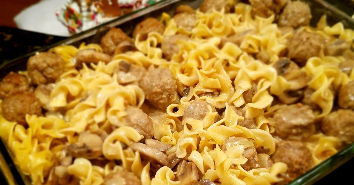 Meatball Stroganoff Casserole