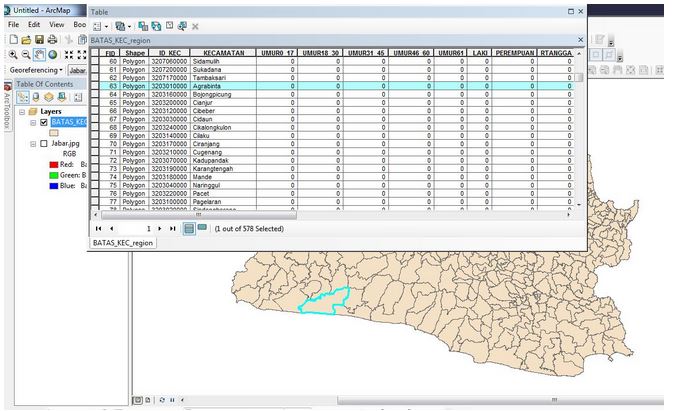 Arcgis step by step pembuatan peta : Pembuatan Peta melalui Arcgis