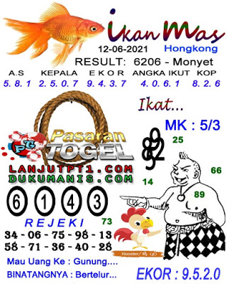 syair ikan mas hk
