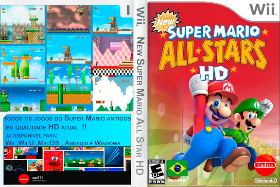 New Super Mario All Stars Hd Wii New Super Mario All Star HD "PT-BR" (Nintendo Wii)