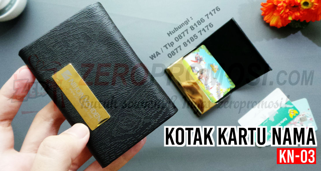 Tempat Kartu Nama PU Leather + Stainless Steel, Kotak Kartu Nama / Kredit Bahan Stainless Steel + Kulit PU untuk Bisnis, Card Case Leather Tempat Kartu Nama – Black, Tempat Kartu Nama Kulit, Name card box, Kotak Box Kartu Nama ID Premium Hot Item Best Seller leather, business card holder