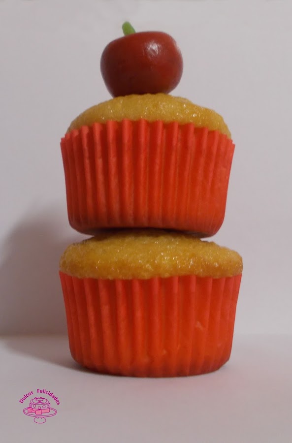 Magdalenas de manzana