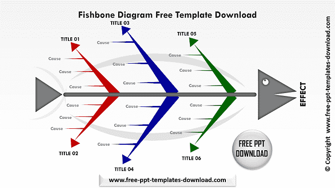 Fishbone Diagram Free Template Download Light