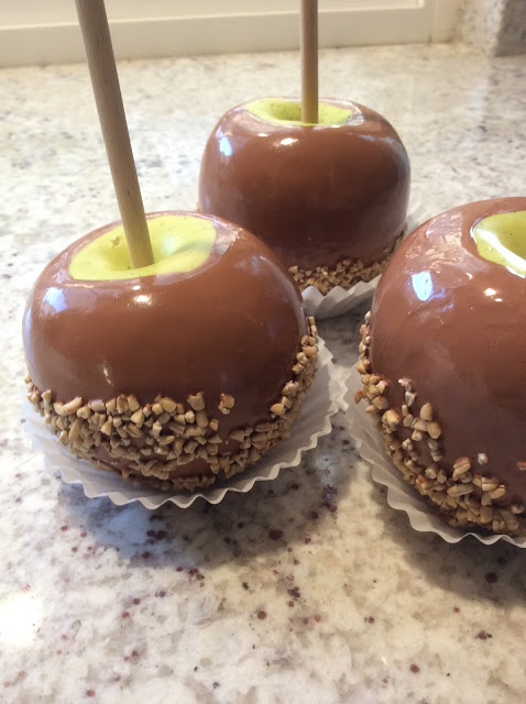 Faux Caramel Apples