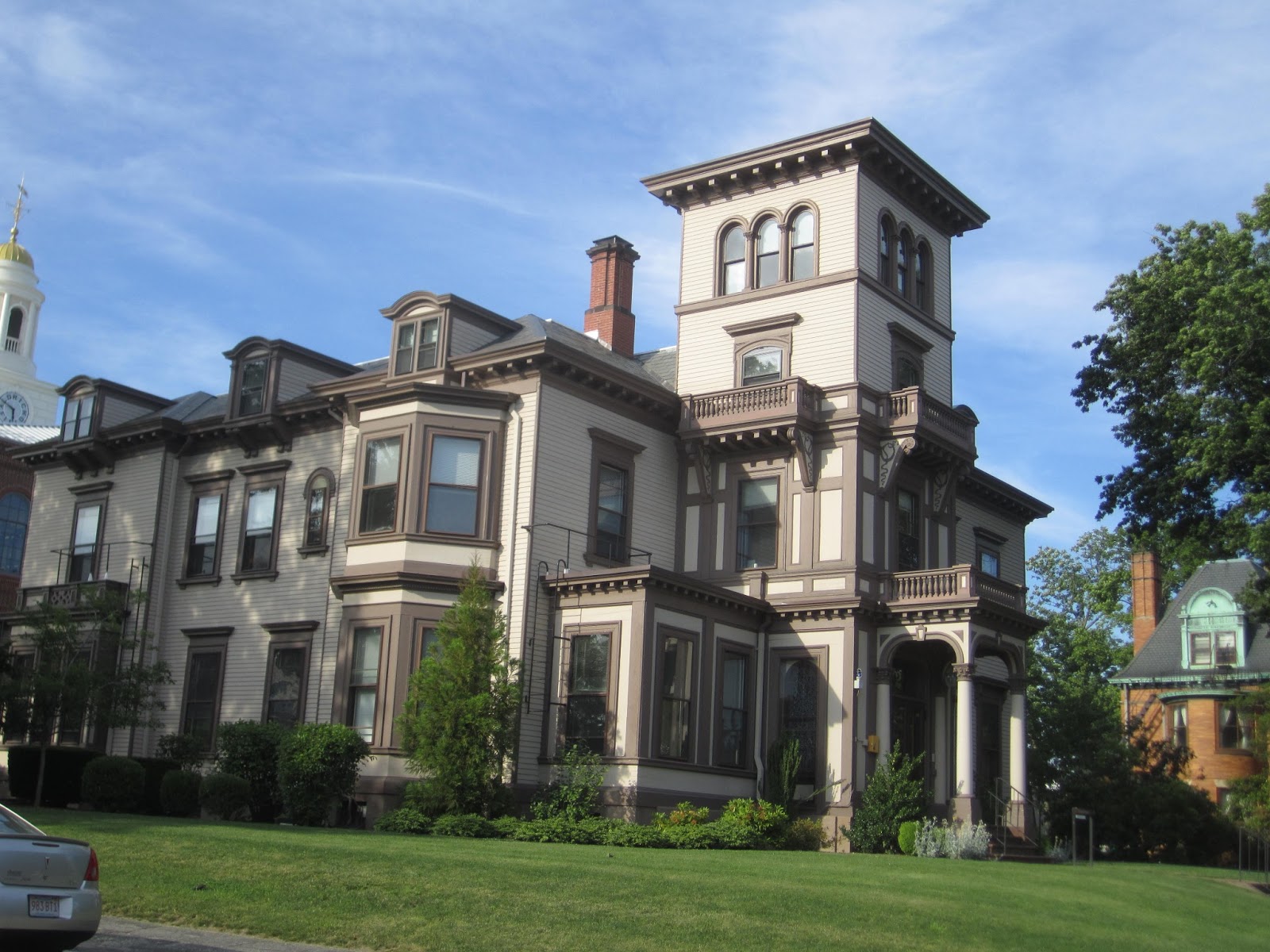 The Picturesque Style: Italianate Architecture: Amos N. Beckwith House, Providence, RI