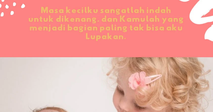 Kata kata untuk kakak perempuan